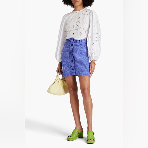 Ganni Jacquard Mini Skirt - Picture 2 of 13